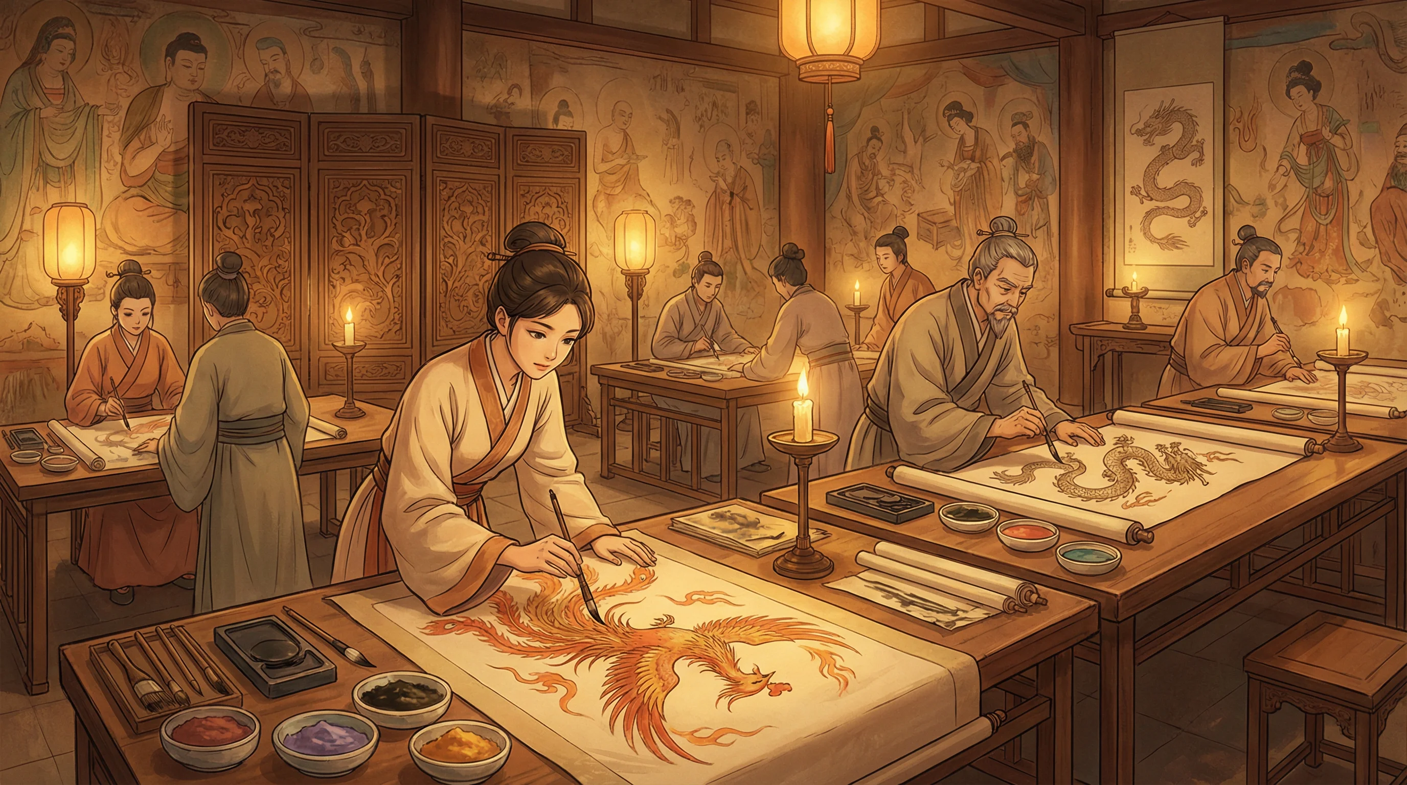 画师入驻 - 奔驰哥三部曲 国风动漫画师